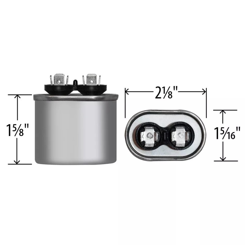 JARD 5 mfd Oval JARD Capacitor replaces Titan HD -