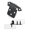 AOMINOHOMA 20x 1/2" Cabinet Hinges Overlay Self Closing Semi Partial