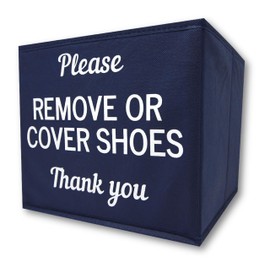 RE GOODS Caja de fundas para zapatos, suministros para agentes inmobiliarios, soporte desechable para botines de zapatos para listados de inmobiliarios y casas abiertas. Cubre o retira el contenedor de zapatos