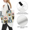 LUVOADALA Dog French Bulldog Large Tote Bag Simple Casual Portable