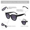 ZENOTTIC Polarized CatEye Sunglasses Women: Oversized Square Sunglasses for Woman