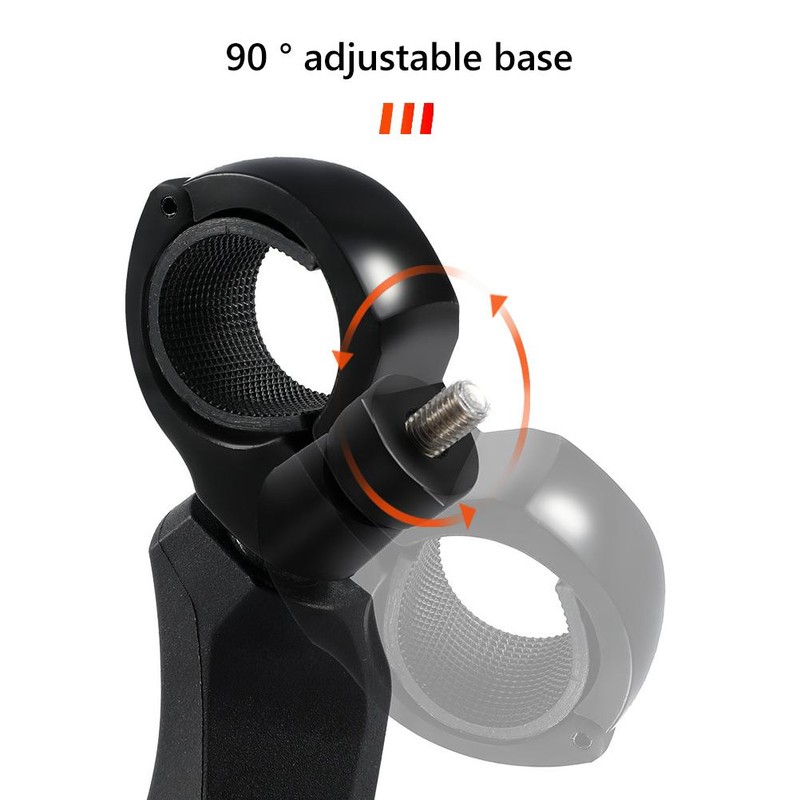 Bike Mirror Handlebar Mount Riding Rearview Mirror Adjustable Rotatable Safety