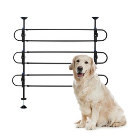 PetSafe Happy Ride Metal Dog Barrier, Pet Gate Vehicle Divider for Cars, Minivans & SUVs