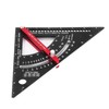 Woodworking Triangle Ruler Aluminum Alloy Accurate Laser Scale Triangle Ruler