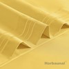Horbaunal 2 Pack Microfiber Body Pillow Covers Yellow Body Pillow