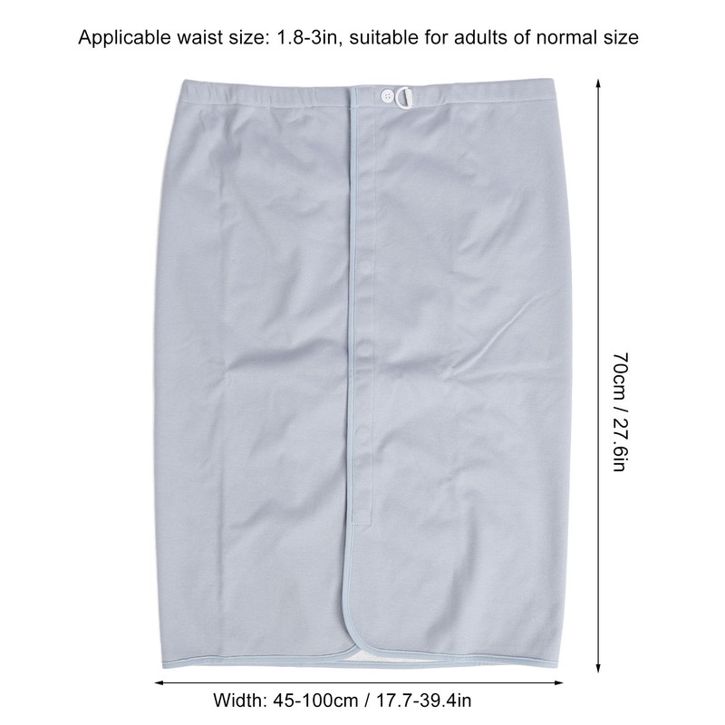 Wearable Incontinence Mattress Washable Resusable Water Absorption Adjusatble Grey Blue