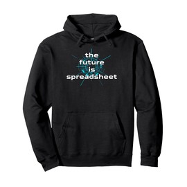 The future is Spreadsheet - cute spreadsheet gifts Pullover Hoodie