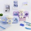 Silicone Pencil Case Cute Cartoon Stationery Plush Doll Animal Storage