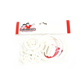 Game Room Guys White Rubber Ring Kit Compatible with Bally Evel Knievel Pinball Machine