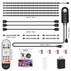 RGB Under Cabinet Lights with Motion Sensor, 6 Pre-Cut LED