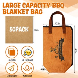 EYUNSTAR BBQ Blanket for Resting Meat - 15 Inch, 5-Layer Insulated Meat Resting Bag with Aluminum Foil and Zipper, Ideal BBQ Accessory for Men’s Birthday Gifts, Picnic, Grilling & Outdoor Parties