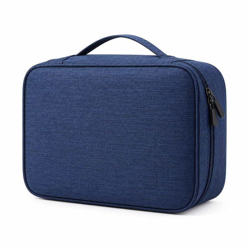 Travel Cable Organizer Case for Electronics – Waterproof Nylon Storage