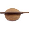 Sriyug Wooden Rolling Pin Rolling Board Roti Maker Wooden Chakla