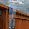 OUTWEST TRADING Professional Outdoor Rain Gauge 6 Inch Capacity for
