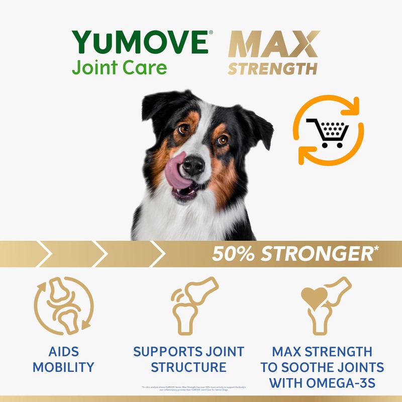 YuMOVE Senior Max Strength for Dogs Daily Bites 120 pack