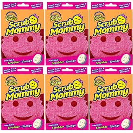 Scrub Daddy Modelo Scrub Mommy Fibra+Esponja Paquete de 6 Pzas
