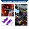 Hihaha Hose Separator Clamp Fitting Adapter/Pipe Tube Line Separator Clamp