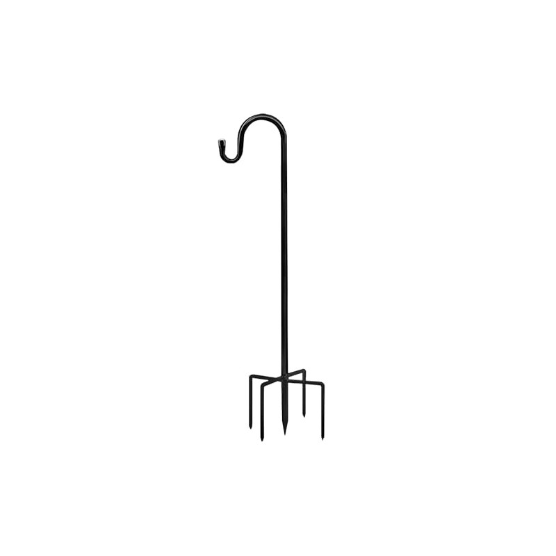 Akeydeco Bird Feeders Pole,Shepherds Hooks for Outdoor 1 Pack 92