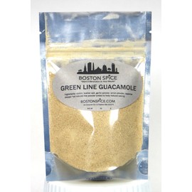 Boston Spice Green Line Handmade Guacamole Seasoning Blend To Mix with Fresh Avocados to Make Wicked Awesome Potato Chip Vegetable Dips Sandwich Pita Bread Spreads (Approx. 1/2 Cup of Spice)