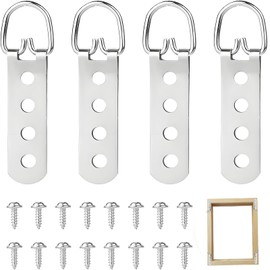 4 Stück Bildaufhänger,Bildaufhänger Für Schwere Bilder,Aufhänger Für Bilder,Bilderrahmen Aufhänger,Bild Aufhänger,Bilder Aufhängen,Haken Für Bilderrahmen Für Schwere Bilder,Fotos Und Kunstwerke