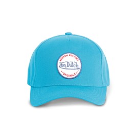 Men's 100% Cotton Tracker Cap, Ultra Soft, Natural, Light Blue, One Size, turquoise
