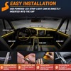 Interior Car LED Strip Lights 470 inches Fiber Optic tubing