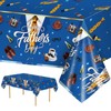 Litmitfu 2 Pack Father's Day Tablecloth