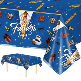 Litmitfu 2 Pack Father's Day Tablecloth