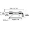 ZRM&E 4pcs 304 Stainless Steel Flat Pin Hinge Spring Latch