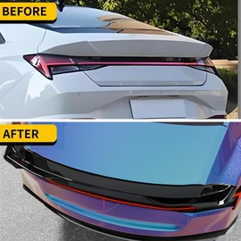 Maxzina Spoiler Wing Compatible with 2021-2025 Hyundai Elantra Sedan Rear Spoiler Trunk Rear Spoiler Wing Lip ABS Plastic for 2024 Elantra Accessories (Glossy Black)