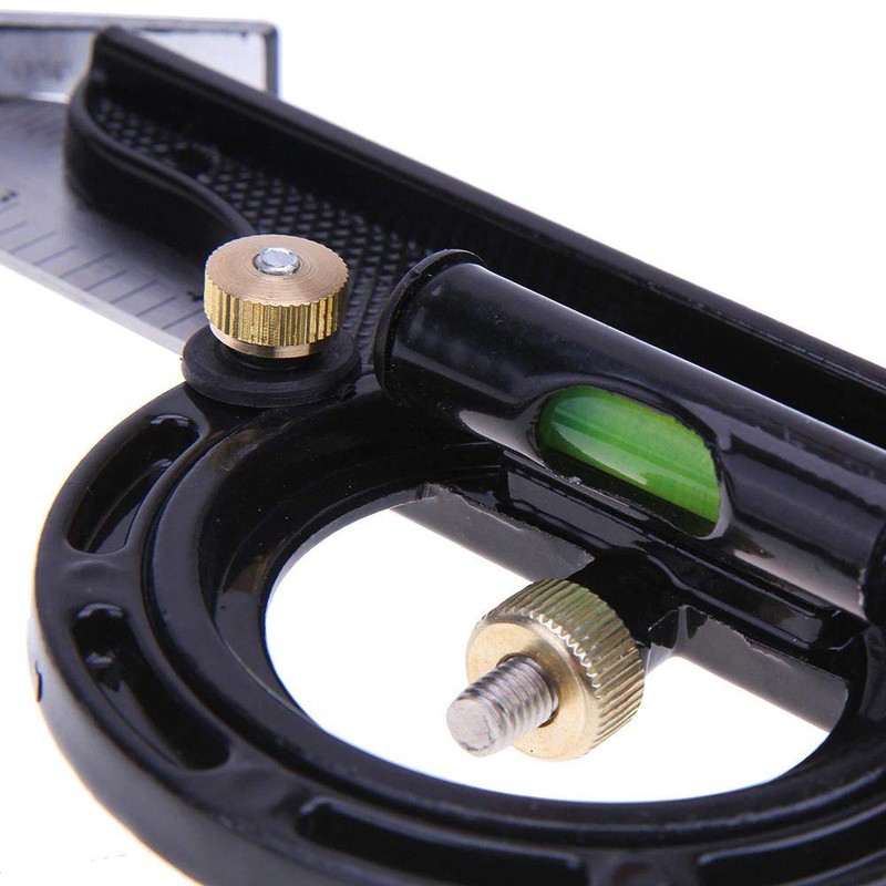 zmart 11.8 inches (300 mm) Combination Angle Square Ruler, Stainless