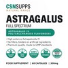 CSN Astragalus Full Spectrum 300mg Supplements | 60 Astragalus Capsules