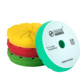 DETAILINGPADS Set of 2 Zigzag Polishing Sponge Set | Polishing Pads 125 mm Velcro | Polishing Attachment Polishing Sponges | Polishing Machine Small Polishing Sponge | Polishing Pad Polishing Sponges