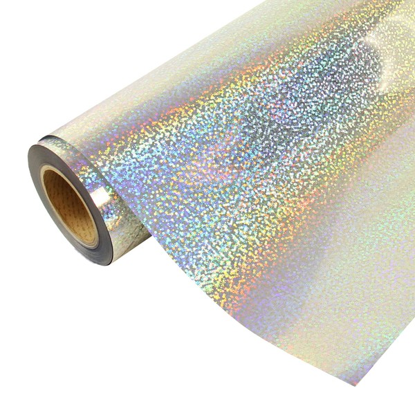 Threadart Metallic Foil Silver Pattern Heat Transfer Vinyl Film |