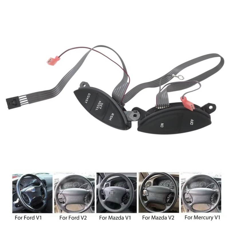 Steering Wheel Cruise Control Switch for 2001-2003 Ford F150 Truck