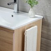 Self Adhesive Hand Towel Holder U Shaped Space Saving Acrylic