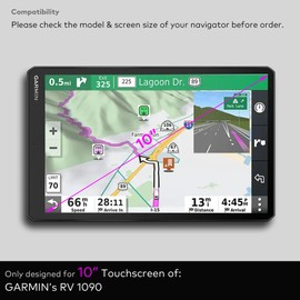 INNOSURE [2-PACK] Premium Tempered Glass Screen Protector for Garmin RV 1090, RV 1095 Navigator 10 Inch Touchscreen Anti Glare (Matte)