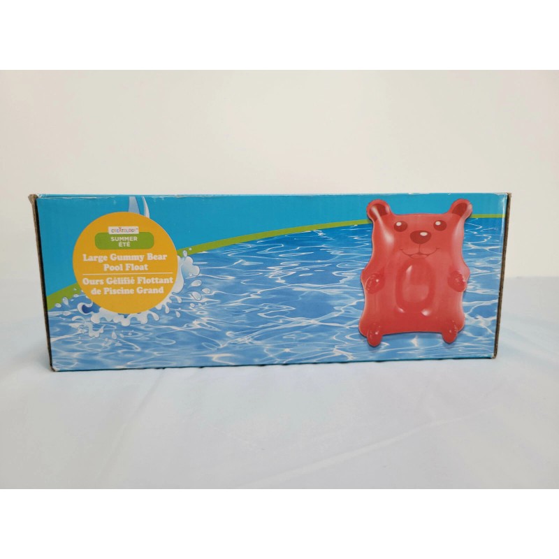 Creatology Inflatable Large Gummy Bear Swimming Pool Floating Water Raft