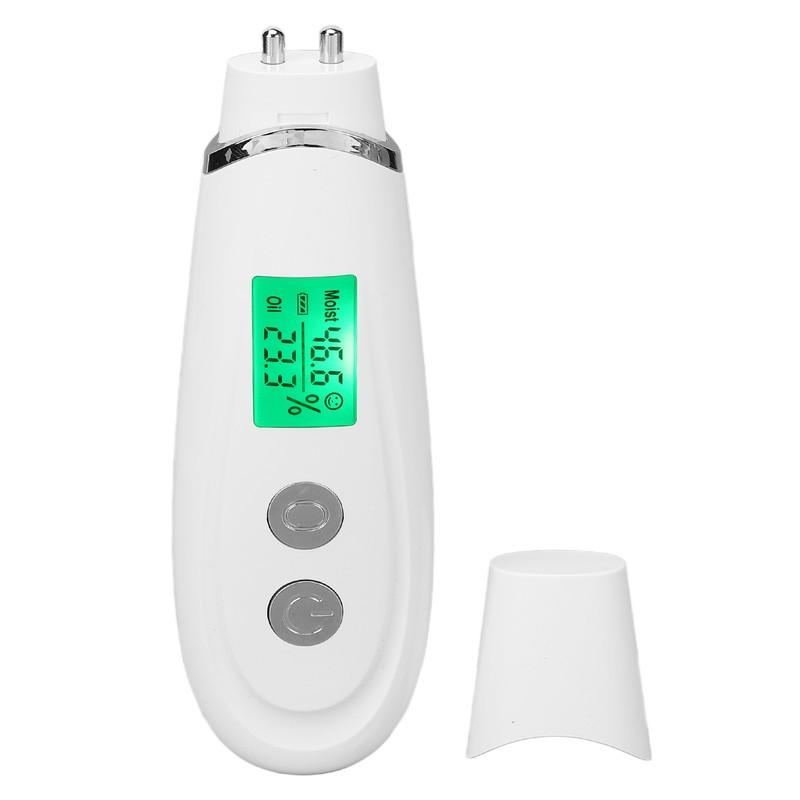 Skin Detector White Facial Moisture Tester Detector Skin Oil Content