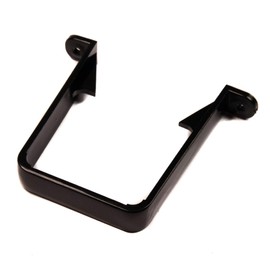 65mm Drain Pipe Down Pipe Rainwater Clip Square Black Stand Off