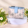 Denovin Wallet Women, Bifold Compact Small Women's Wallets, Floral Ladies