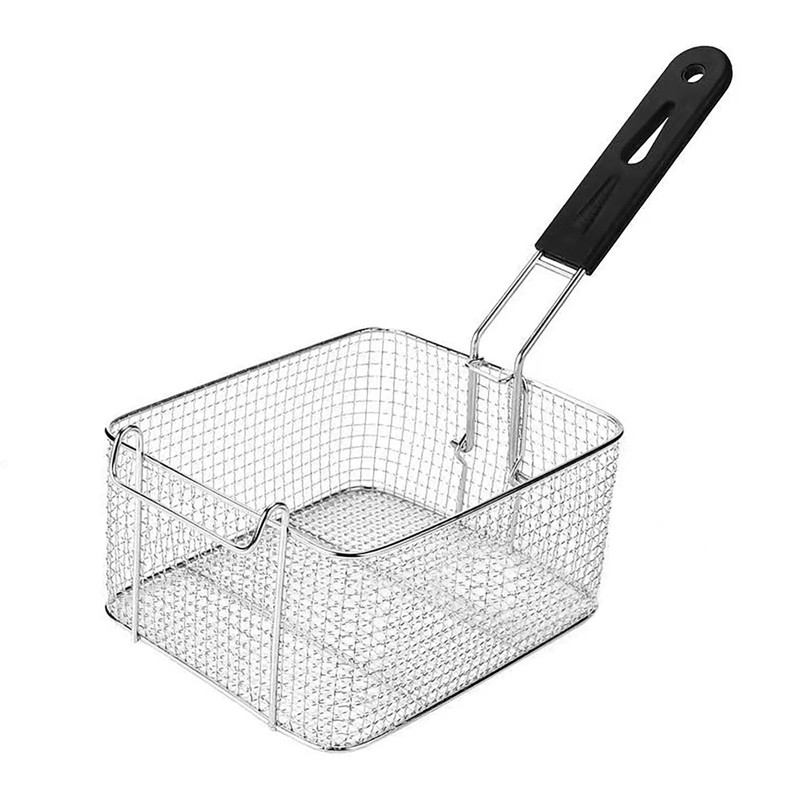 Cesta para Freír conLargo, Cesta de Freidora Eléctrica de Malla