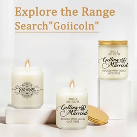 Goiicoln Wedding Gifts, Getting Married Candle, Mr and Mrs Gifts, Engagement Gifts for Couples Mr and Mrs, Bridal Shower Gifts for Bride, Groom, Smells Like You are Getting Married