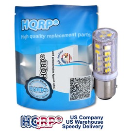 HQRP BAY15d LED Light Bulb Replacement for Ancor Marine Bulb 529340 529341 521158 521162 521166 529344 Double Contact Index Base, 33LED SMD2835 Cool White 12-24V DC Marine Navigation