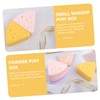 VICASKY Makeup Sponge Holder Triangular Cosmetic Sponge Storage Box Durable