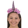 Purple Unicorn Pink/Purple Rose Headband Costume Accessory