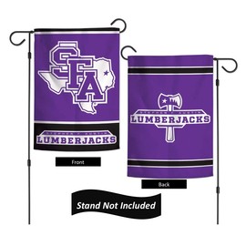 Stephen F. Austin Lumberjacks 12.5” x 18" Double Sided Yard and Garden College Banner Flag Is Printed in the USA