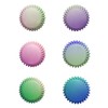Gcardist 300-Count Standard Gradient Cupcake Liners Cupcake Cups 6 Design