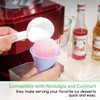 Kiicii Reusable Plastic Snow Cone Cups, Sturdy Shaved Ice Cups