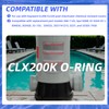 2pcs Pool Lid O-Ring for CLX200K, Black Pool Chlorinator O-Ring